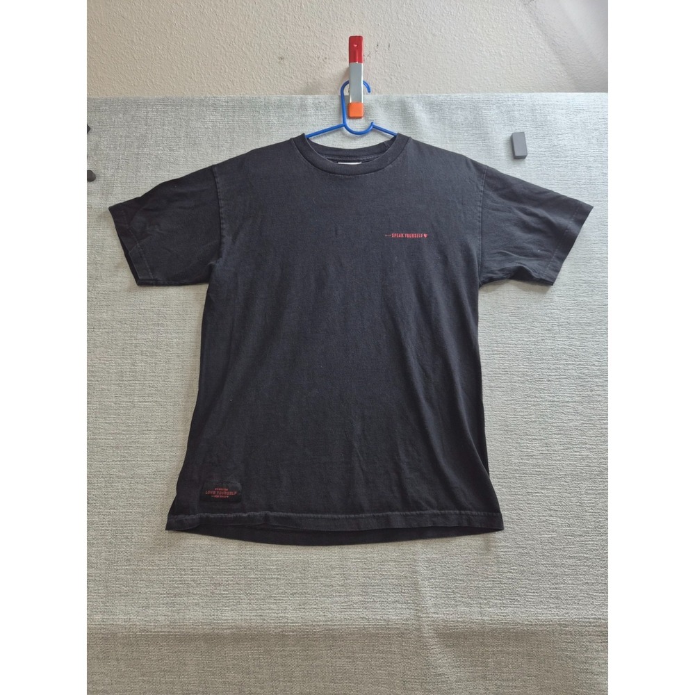 Big Hit Entertainment T Shirt Mens 1 Black Graphic BTS World Tour Love Yourself